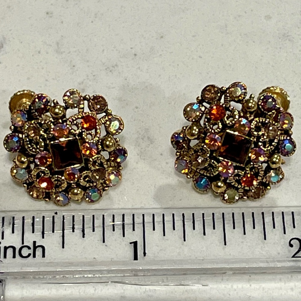 Joan Rivers Earrings Signature STAMPED QVC Jewelry Rhinestone Swarovski Crystals